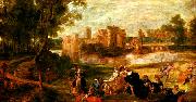 Peter Paul Rubens, park utanfor ett slott